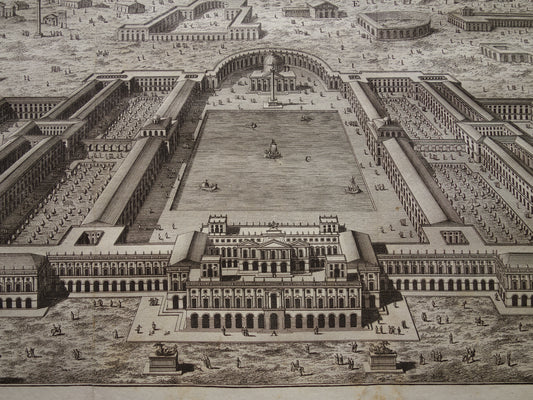 Domus Aurea Gouden Paleis keizer Nero - Geschiedenis van Rome oude prent uit 1798 - originele antieke illustratie Gouden Paleis van Nero - vintage print muurdecoratie