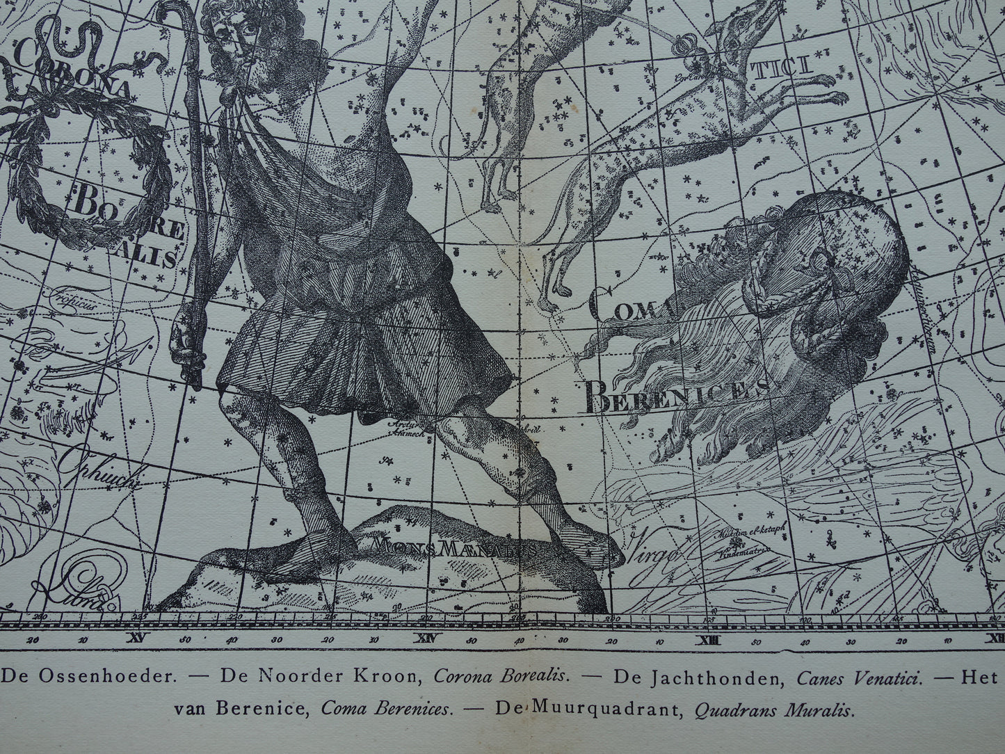 Antikes ASTRONOMIE-Druckset mit drei alten Sternenkartendrucken - Vintage Pegasus Auriga Boottes Astrologie-Konstellationsdrucke Nordhimmel