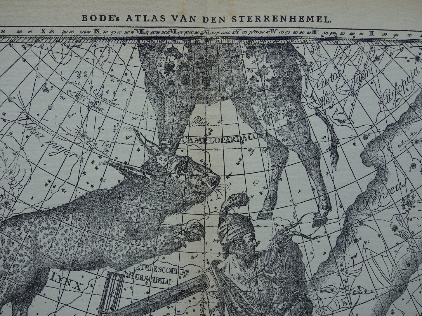 Antikes ASTRONOMIE-Druckset mit drei alten Sternenkartendrucken - Vintage Pegasus Auriga Boottes Astrologie-Konstellationsdrucke Nordhimmel