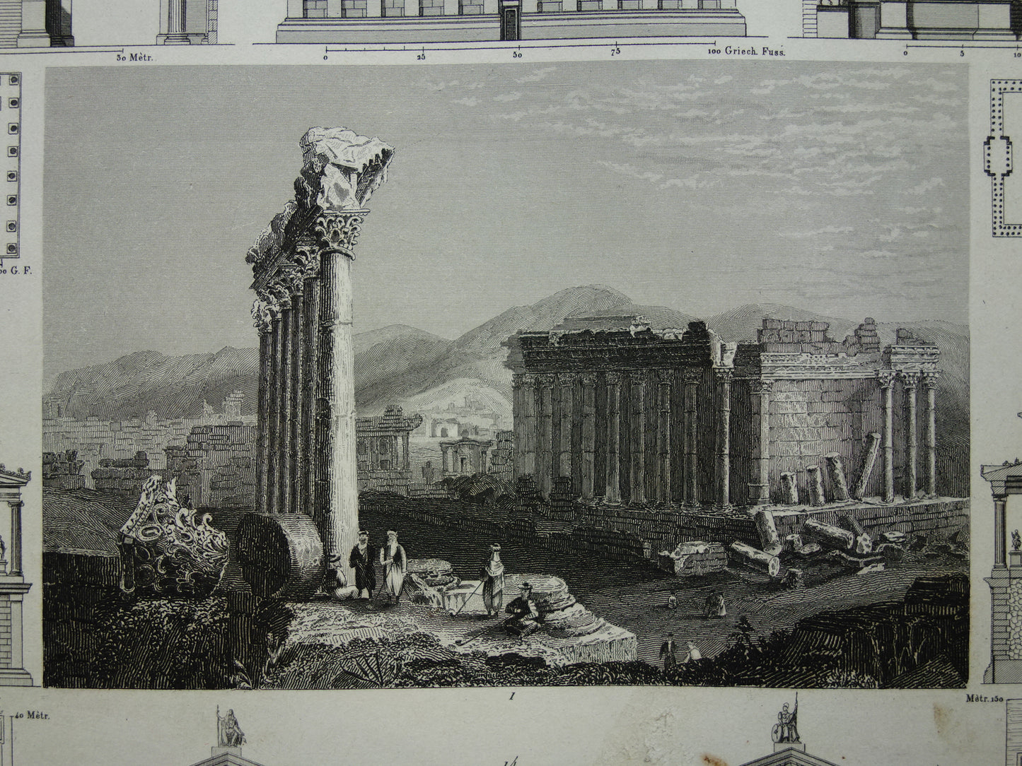 de ruïnes van Baalbek