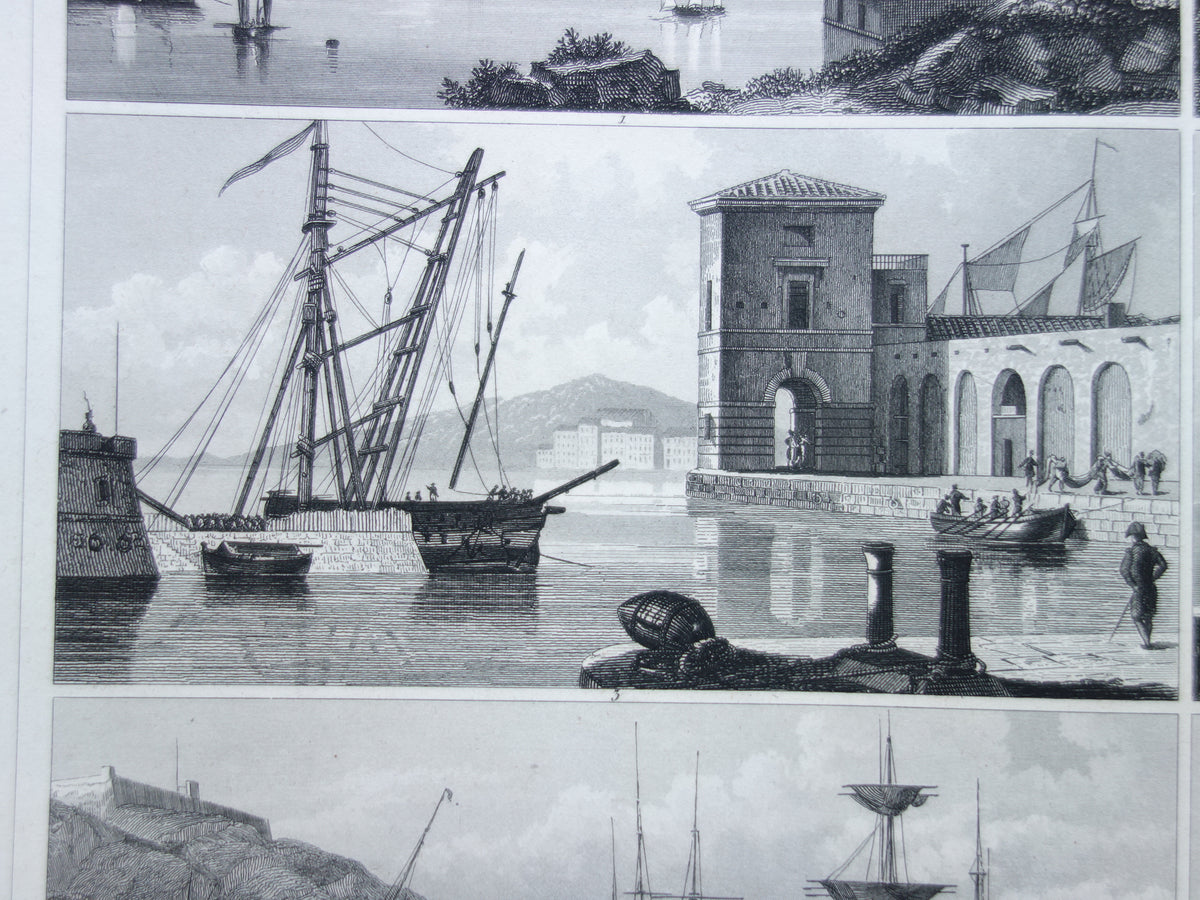 175+ year old ship print antique maritime illustration dredger mast crane ship ships vintage prints