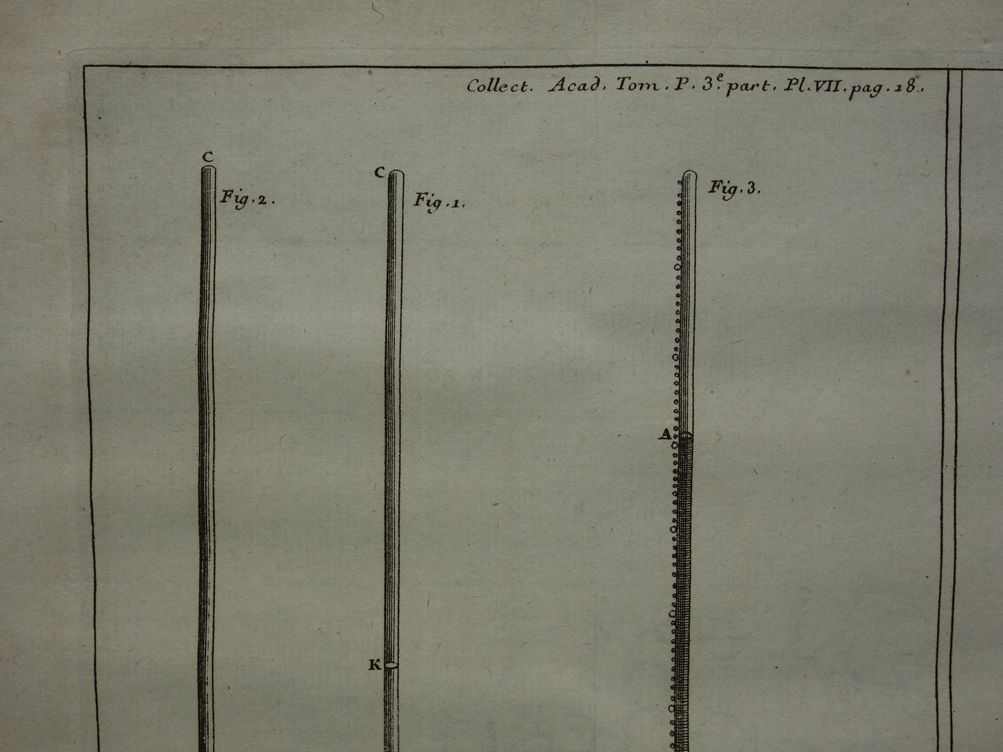 Oude prent natuurkunde luchtdruk 1755 originele antieke illustratie van experimenten in lab laboratorium over lucht