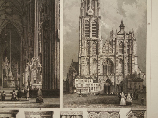 Burgos kathedraal illustratie