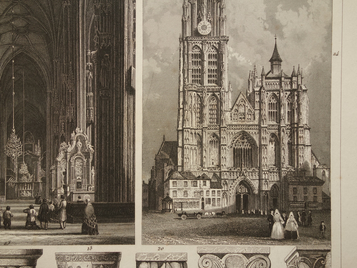 Burgos kathedraal illustratie