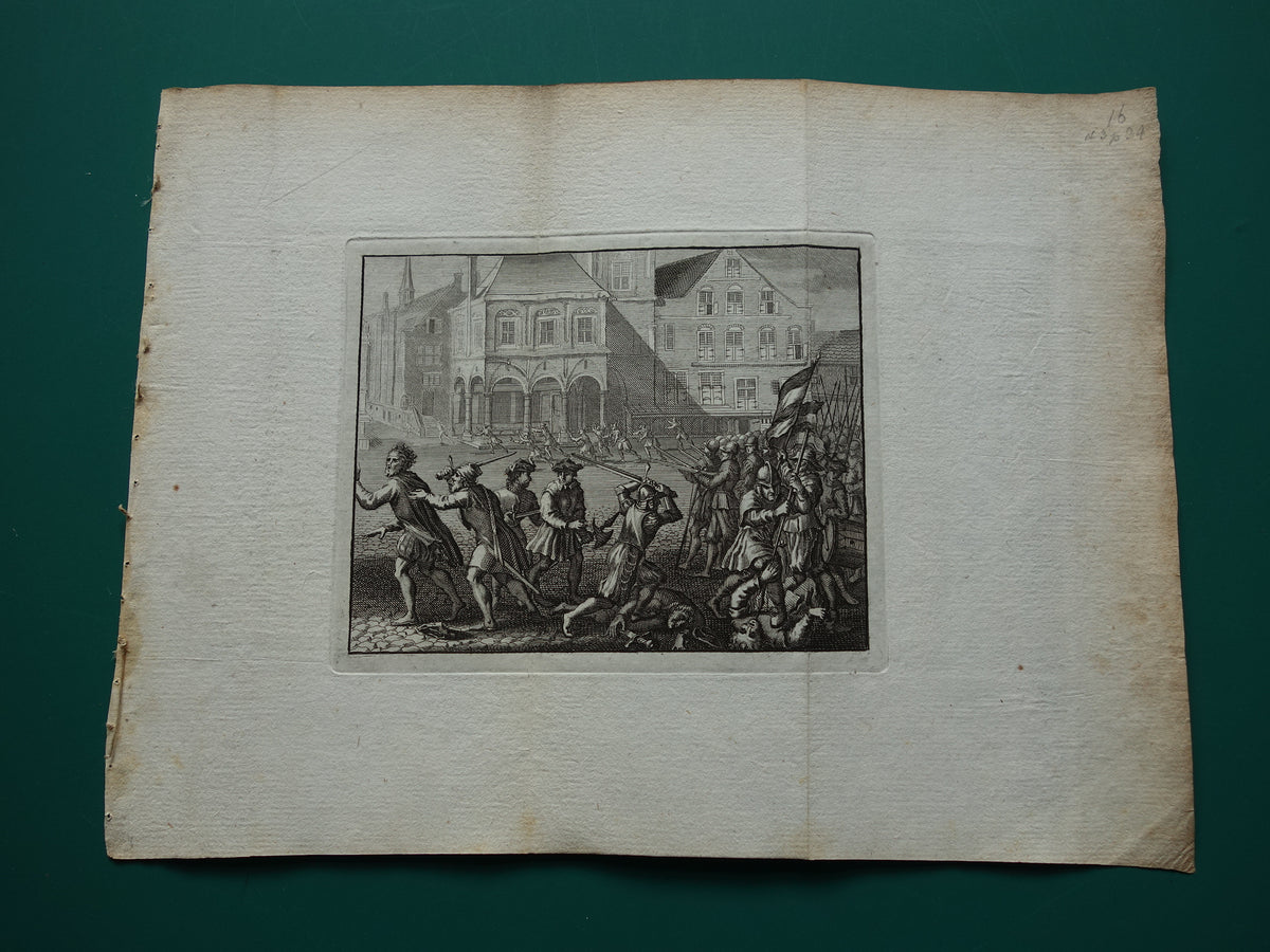 oude prenten geschiedenis van Amsterdam
