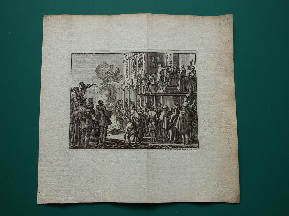 wederdoper jan van campen terechtgesteld