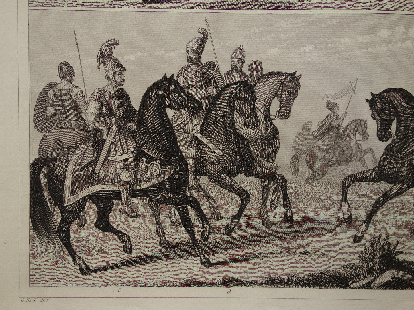 Romeinse ruiter (8) en legioen cavalerie (9) Romeinse leger