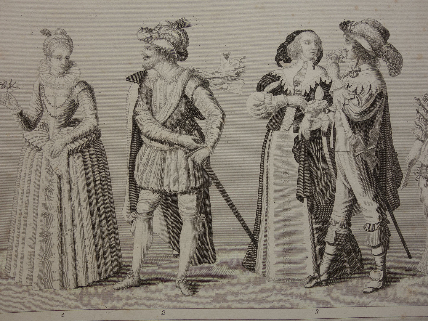 Nederlandse kleding dracht mode rond 1610