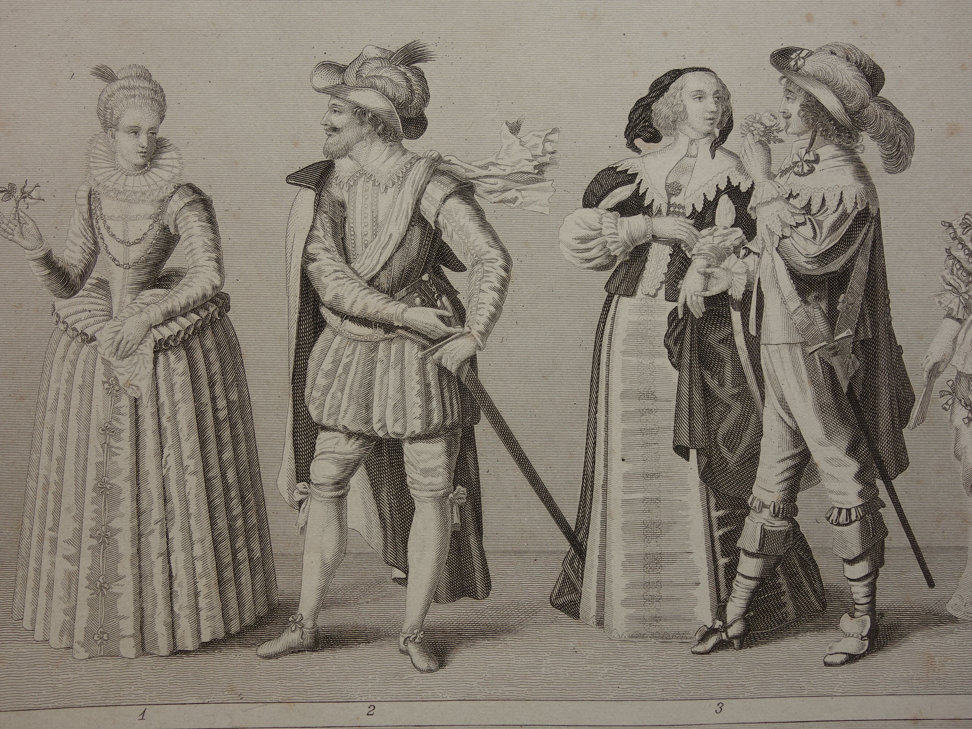 Nederlandse kleding dracht mode rond 1610