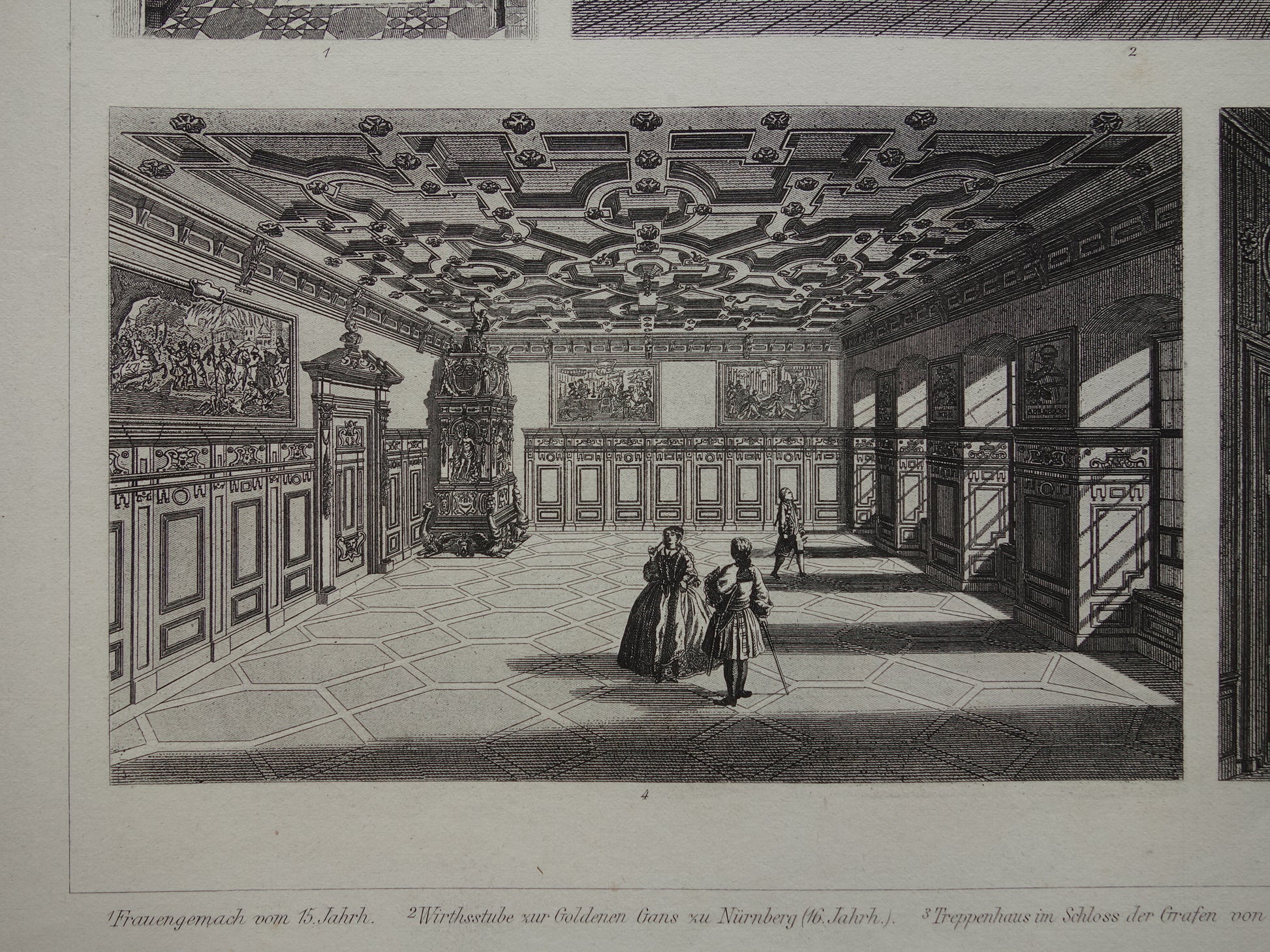 Zaal in stadhuis van Augsburg