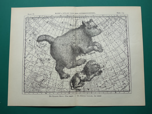 big dipper antique print