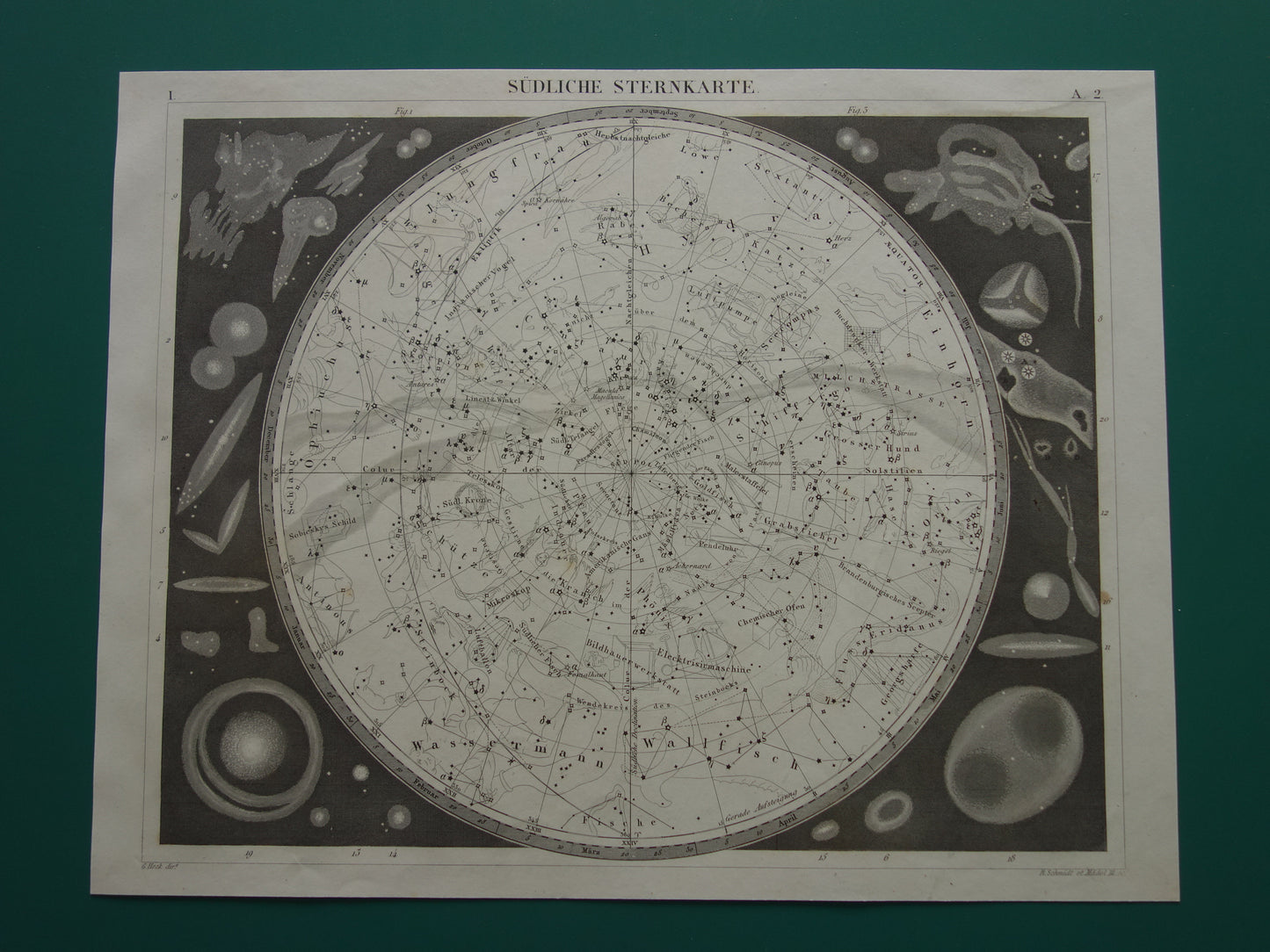 astronomie prenten zuidelijke hemel