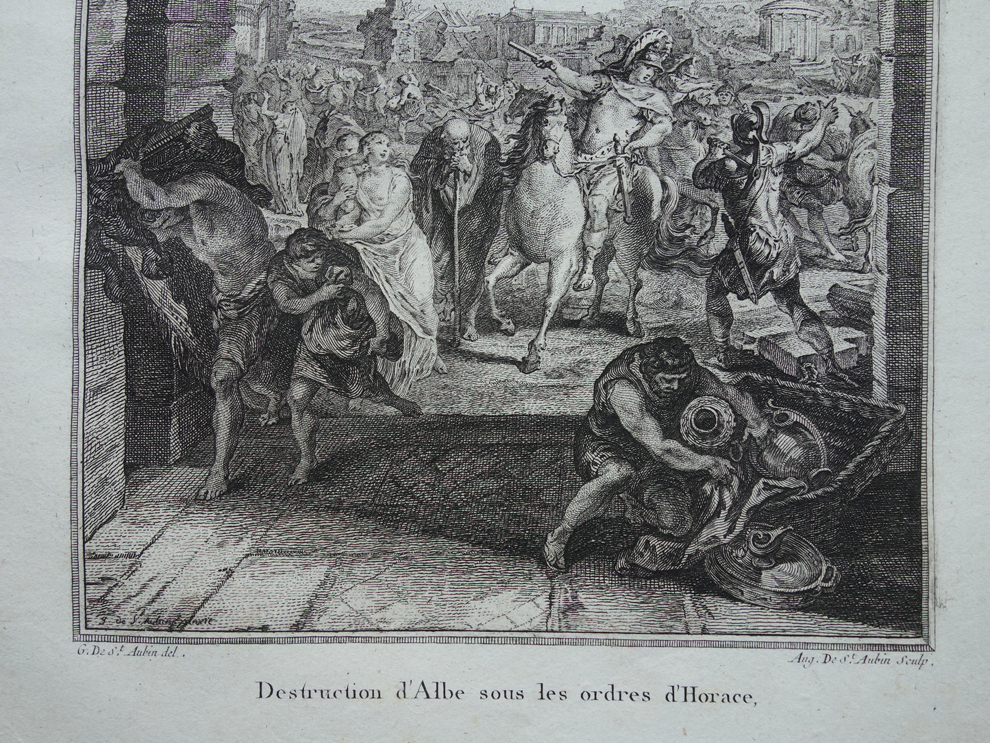 Destruction d'Albe sous les ordres d'Horace