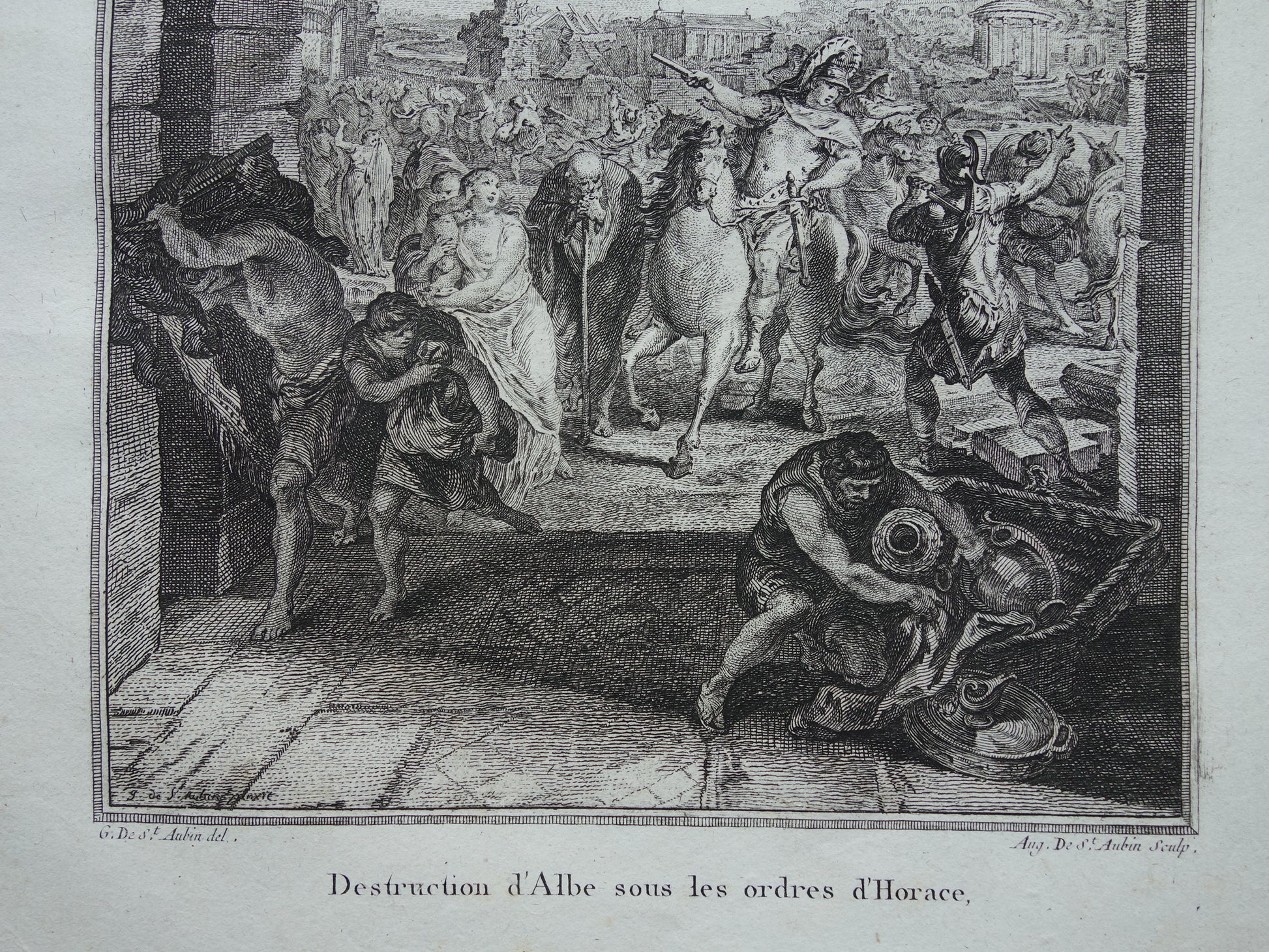 Destruction d'Albe sous les ordres d'Horace