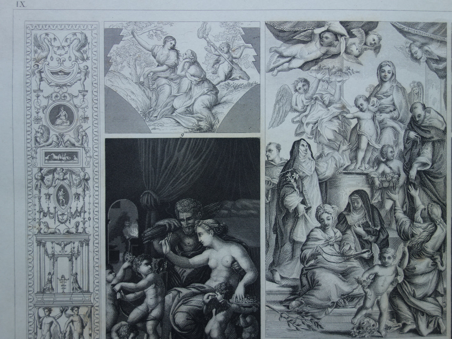 Altägyptische griechische und römische Illustrationen Über 160 Jahre alte Druckkunstgeschichtenmalerei in der klassischen Antike