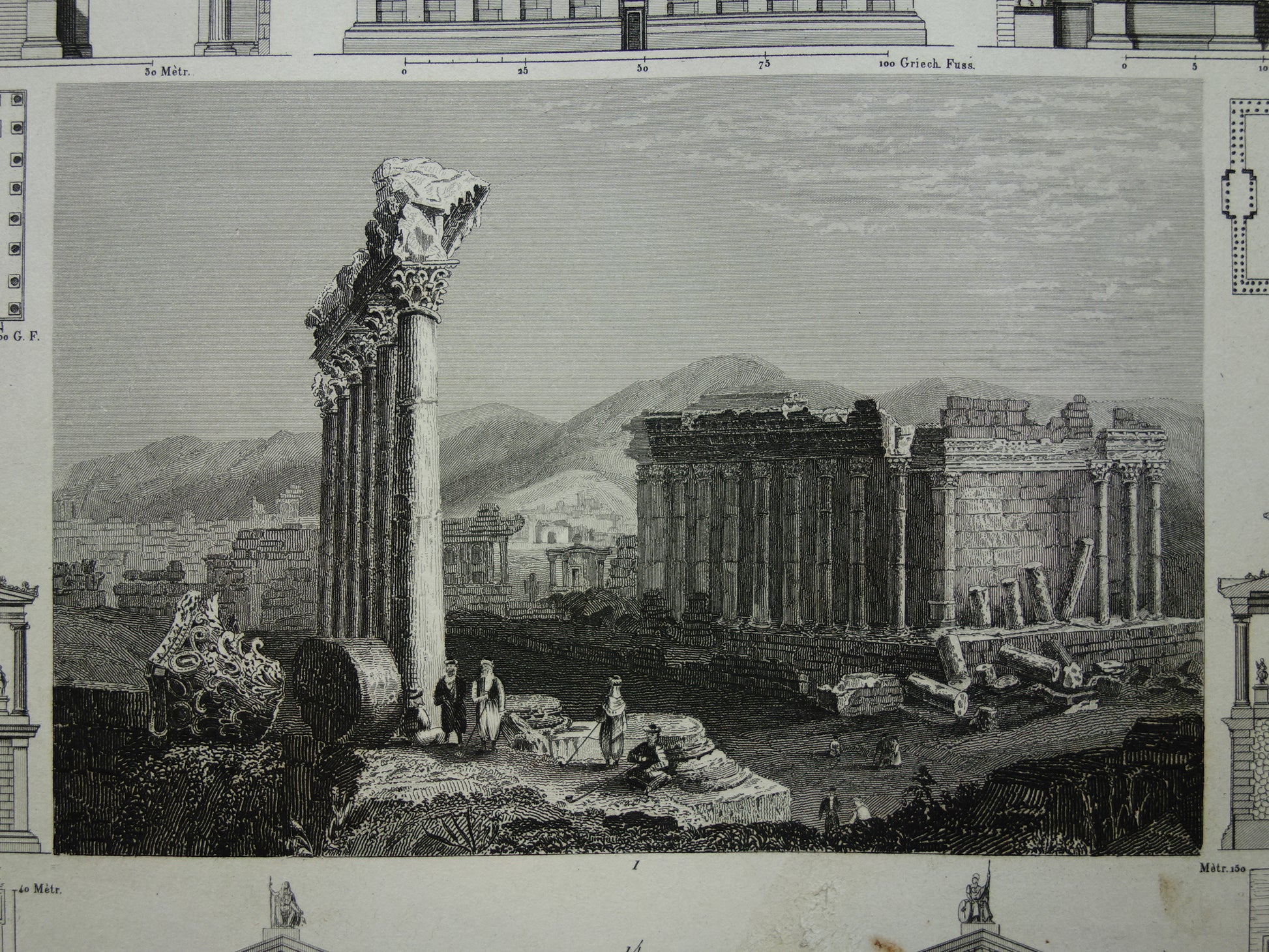  de ruïnes van Baalbek 