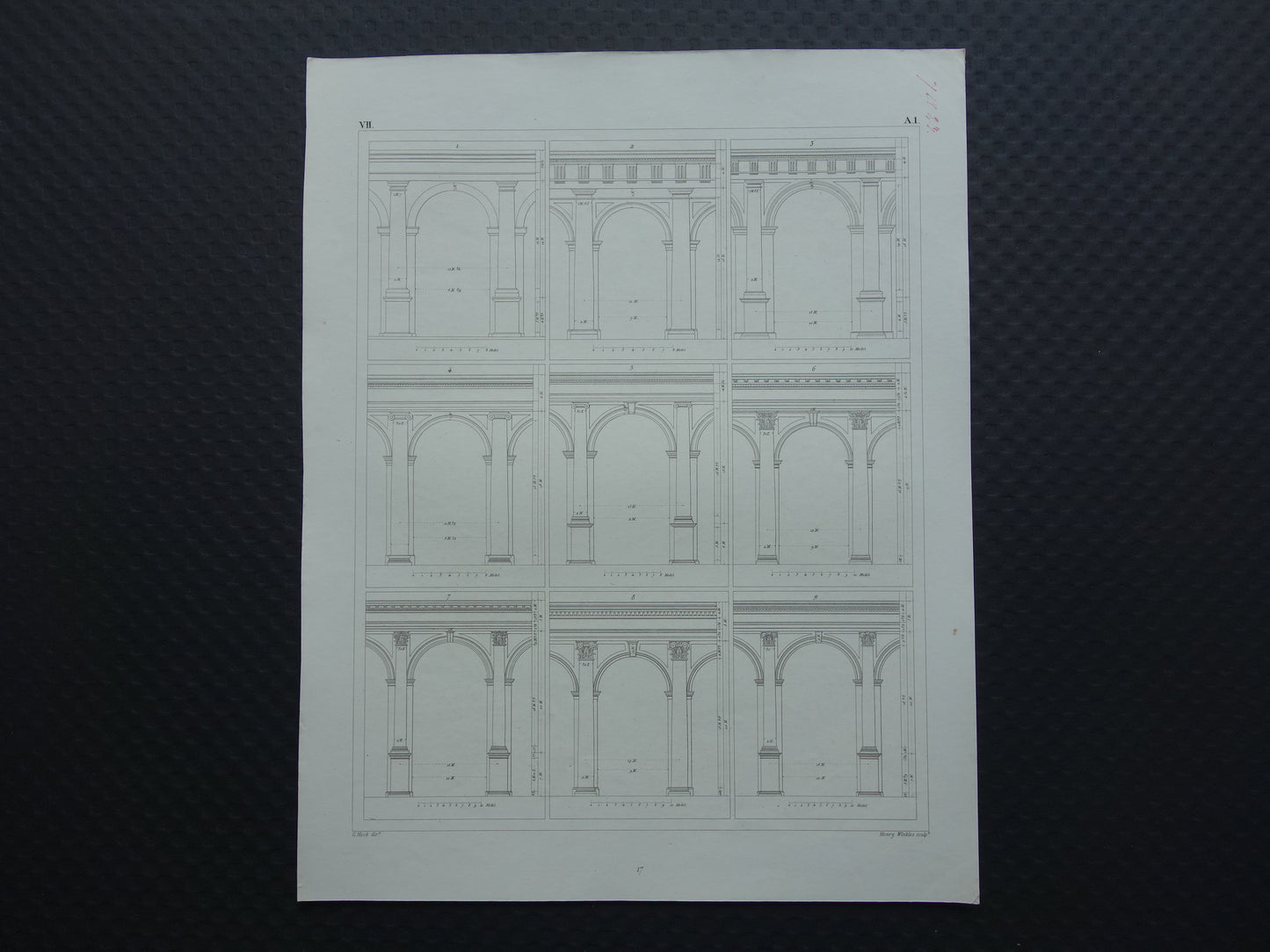 Classical Building Orders Ancient Architecture print set of 4 prints Greek Roman Building Order