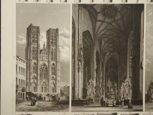 kathedraal in Brussel Kathedraal van Sint-Michiel en Sint-Goedele