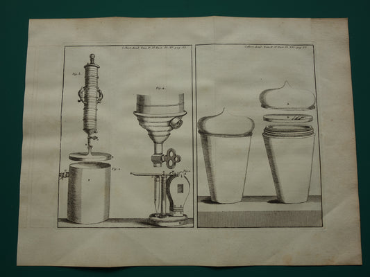 afbeelding van oude experimenten uit 1755