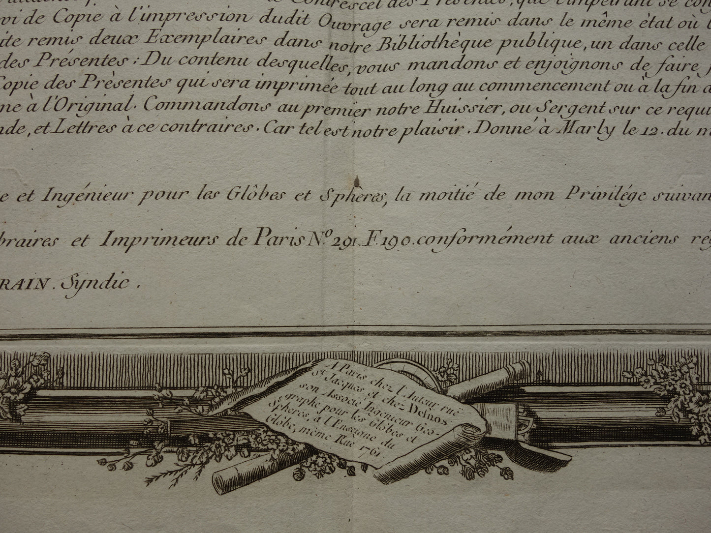 Set van 3 bij elkaar passende 260+ jaar oude Franse gravures met tekst - 1761 grote originele antieke prints - klassieke muurdecoratie