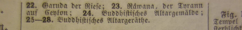 Boeddhisme antieke print Originele 175+ jaar oude prent illustratie Boeddhistische priesters antieke print Goden Priester Brahma Vishnu Shiva vintage religie prenten