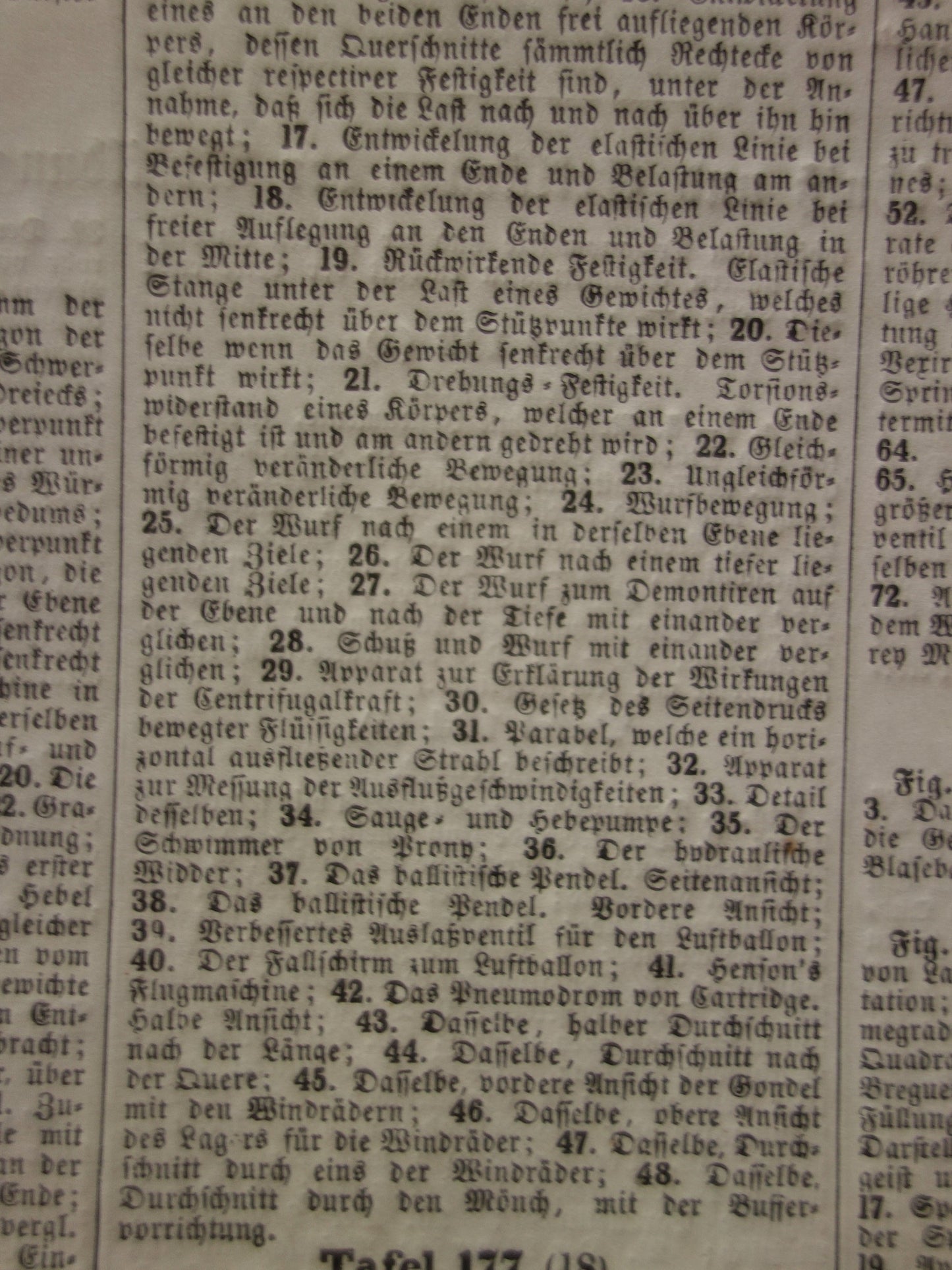 Über 170 Jahre alter Wissenschaftsdruck, originale antike Illustration, Luftfahrt, Henson, Flugmaschine, Heißluftballon, Flugzeug, Vintage-Druck